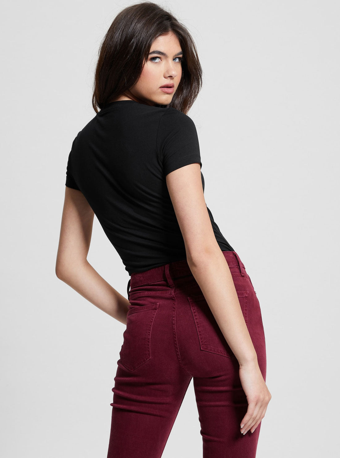 Eco Black Flower Triangle Logo T-Shirt