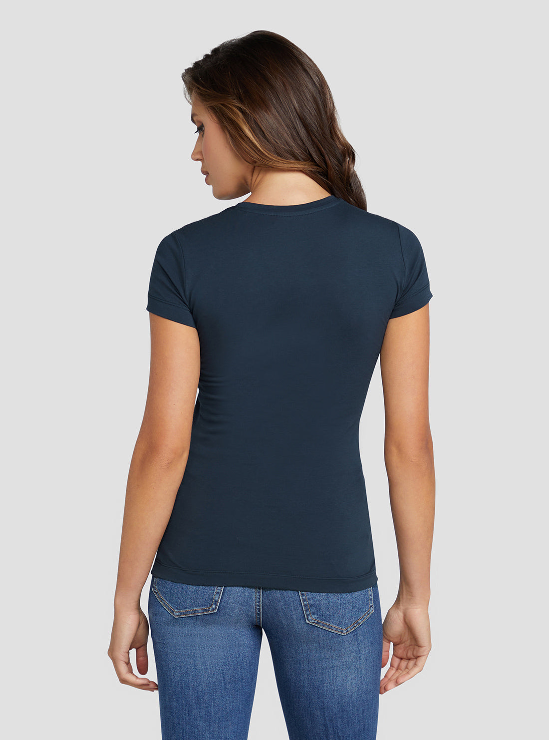Eco Blackened Blue Adriana Logo T-Shirt