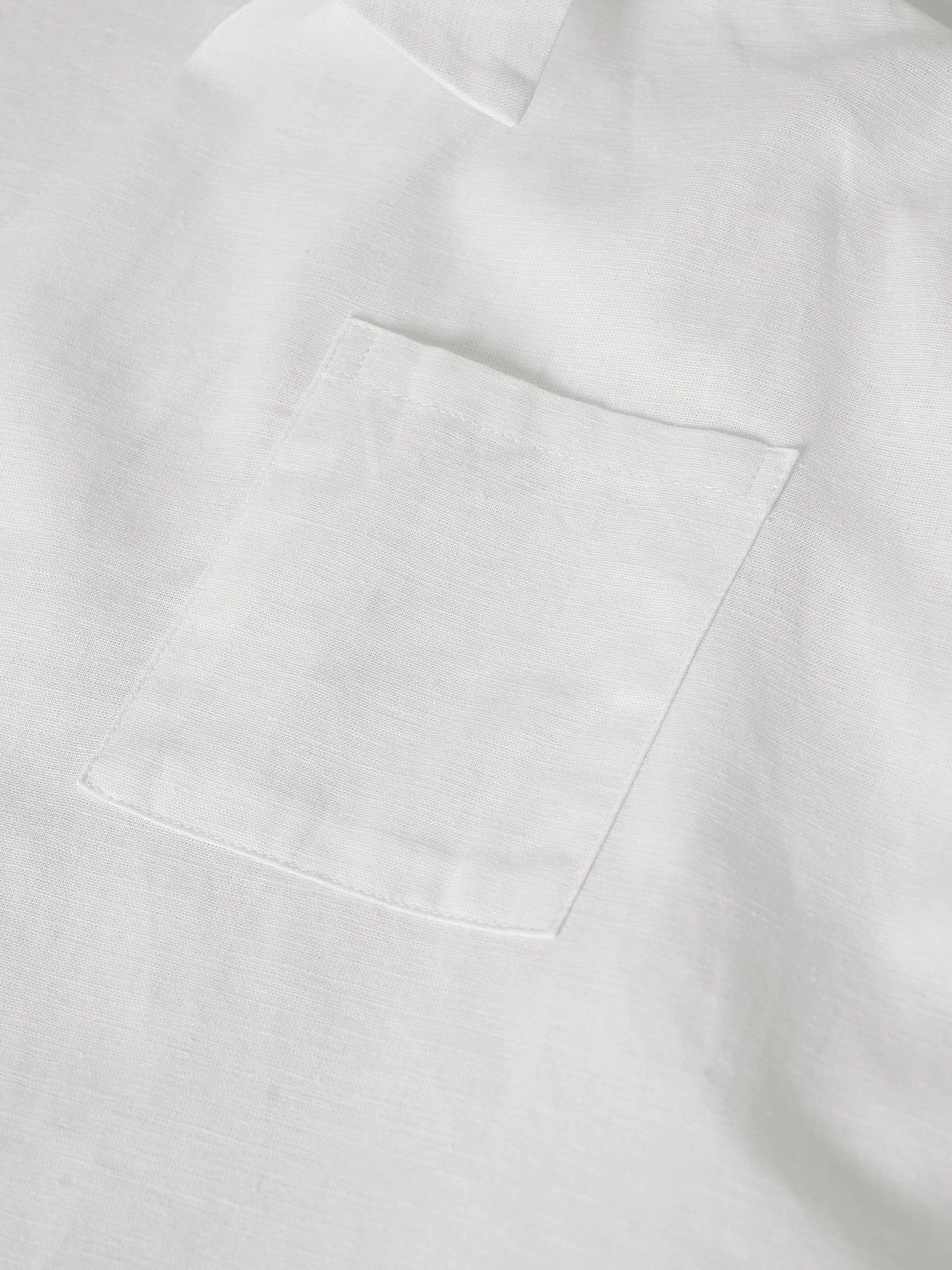 Linen Oversized Fit Pocket Shirt ELOWEN