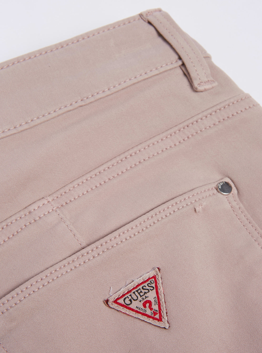 Mid-Rise Curvy Fit Skinny Denim Jeans In Rose Taupe