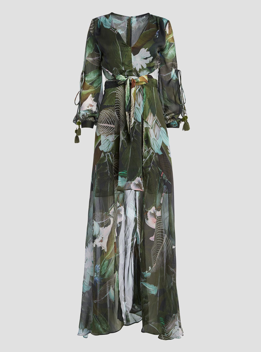 Eco Moonlit Tropic Garden Farrah Maxi Dress