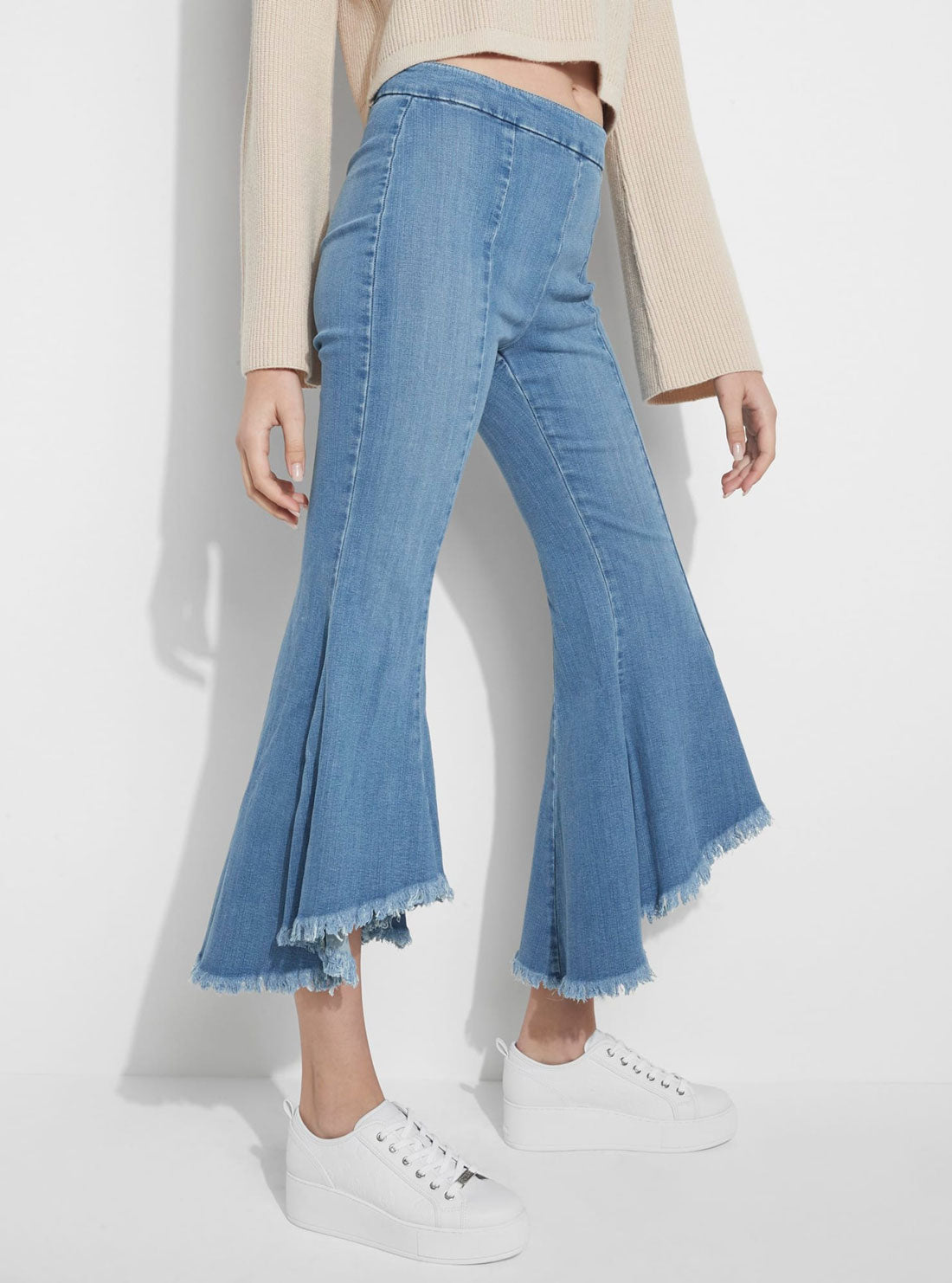 High-Rise Flare Denim Jeans in Sophia Wash