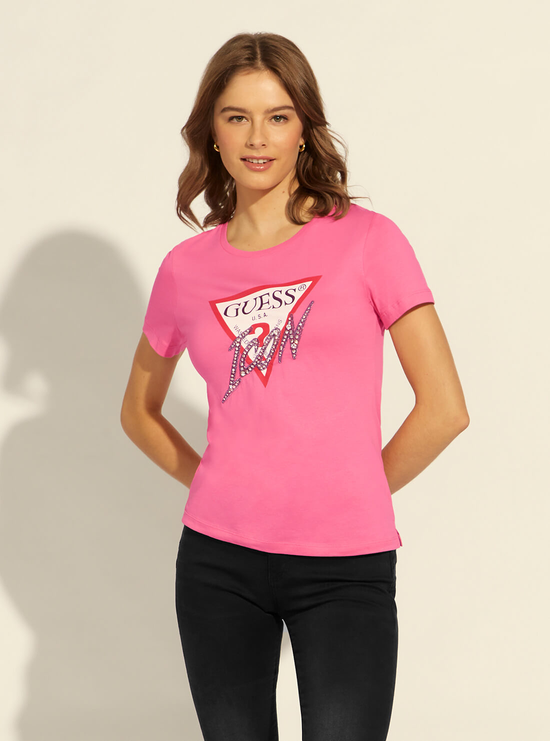 Eco Pink Icon Logo T-Shirt