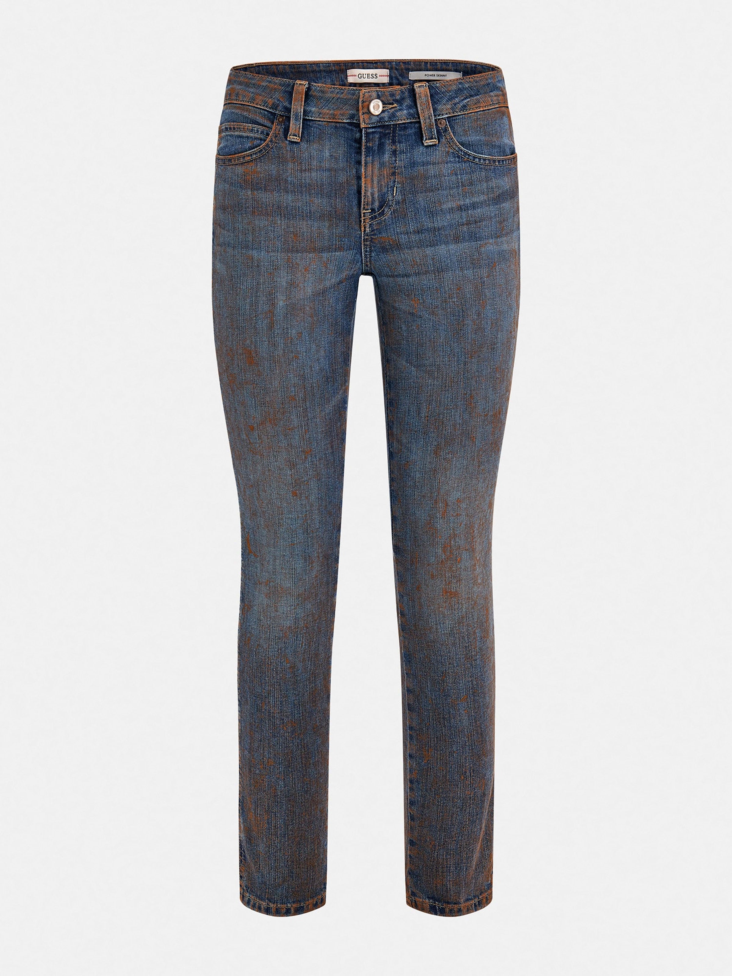 Low-Rise Power Skinny Denim Jeans In Hot Springs Wash