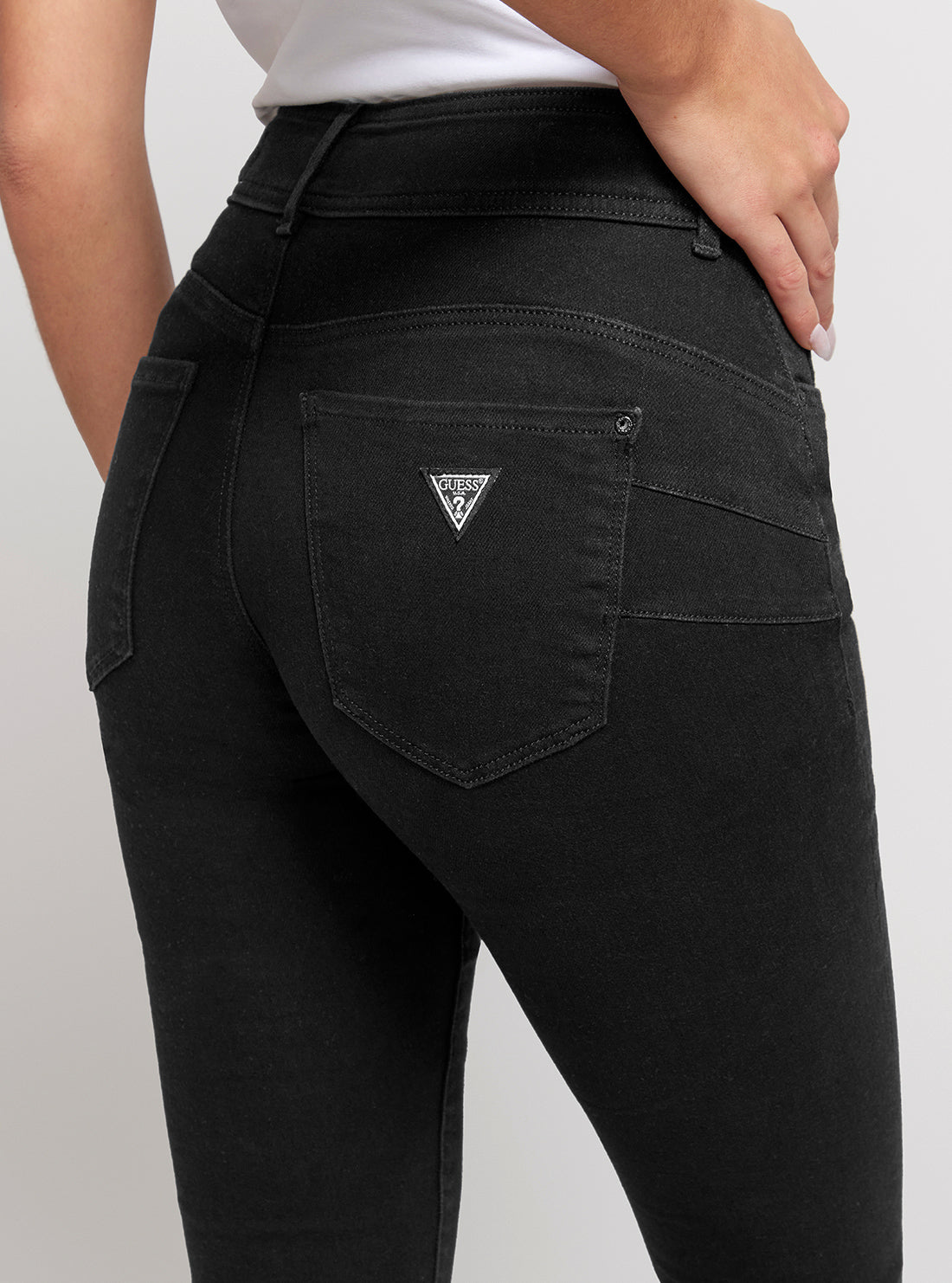 High-Rise Shape Up Denim Jeans in Carrie Black Wash