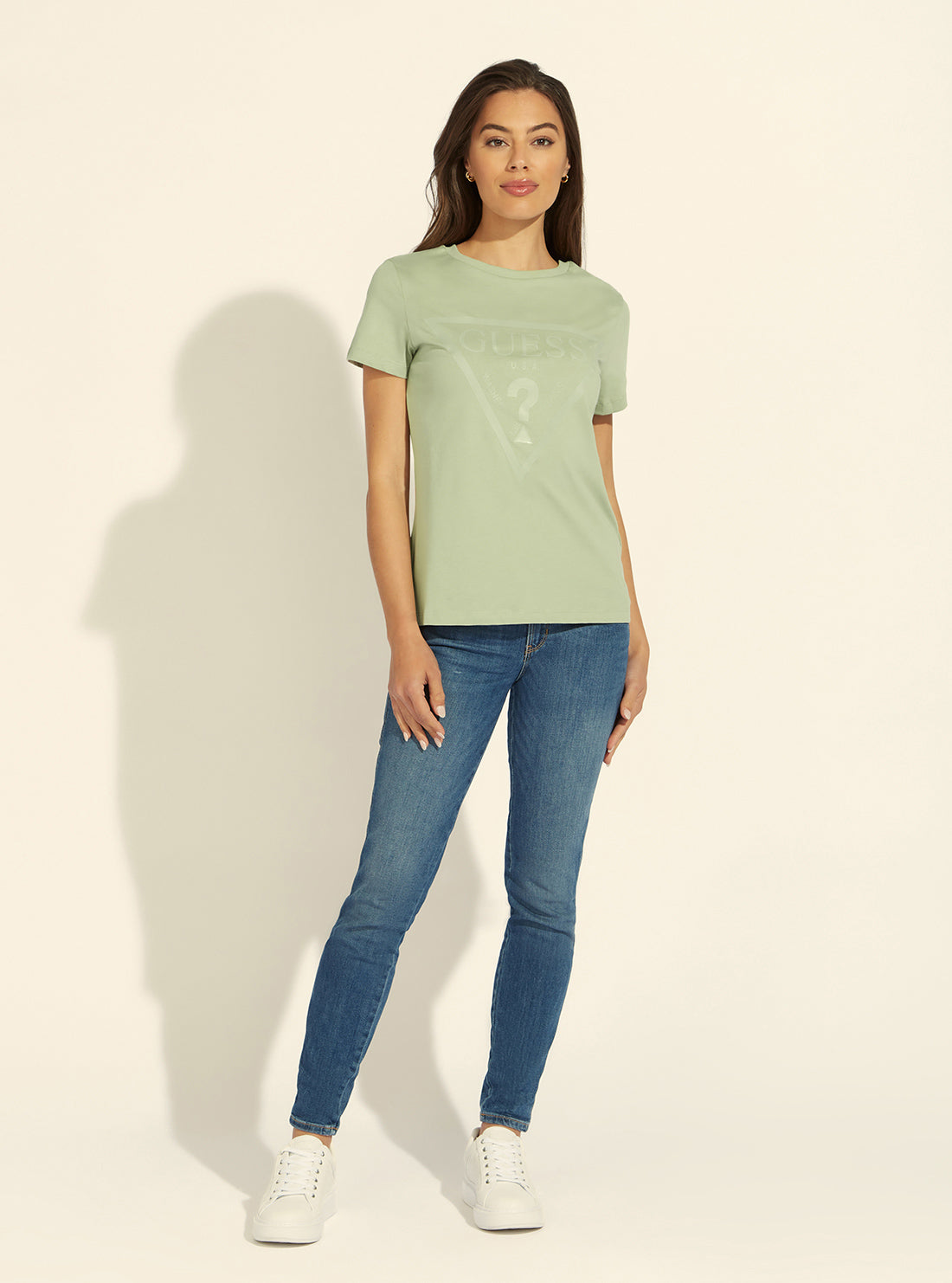 Eco Green Adele Triangle Logo T-Shirt