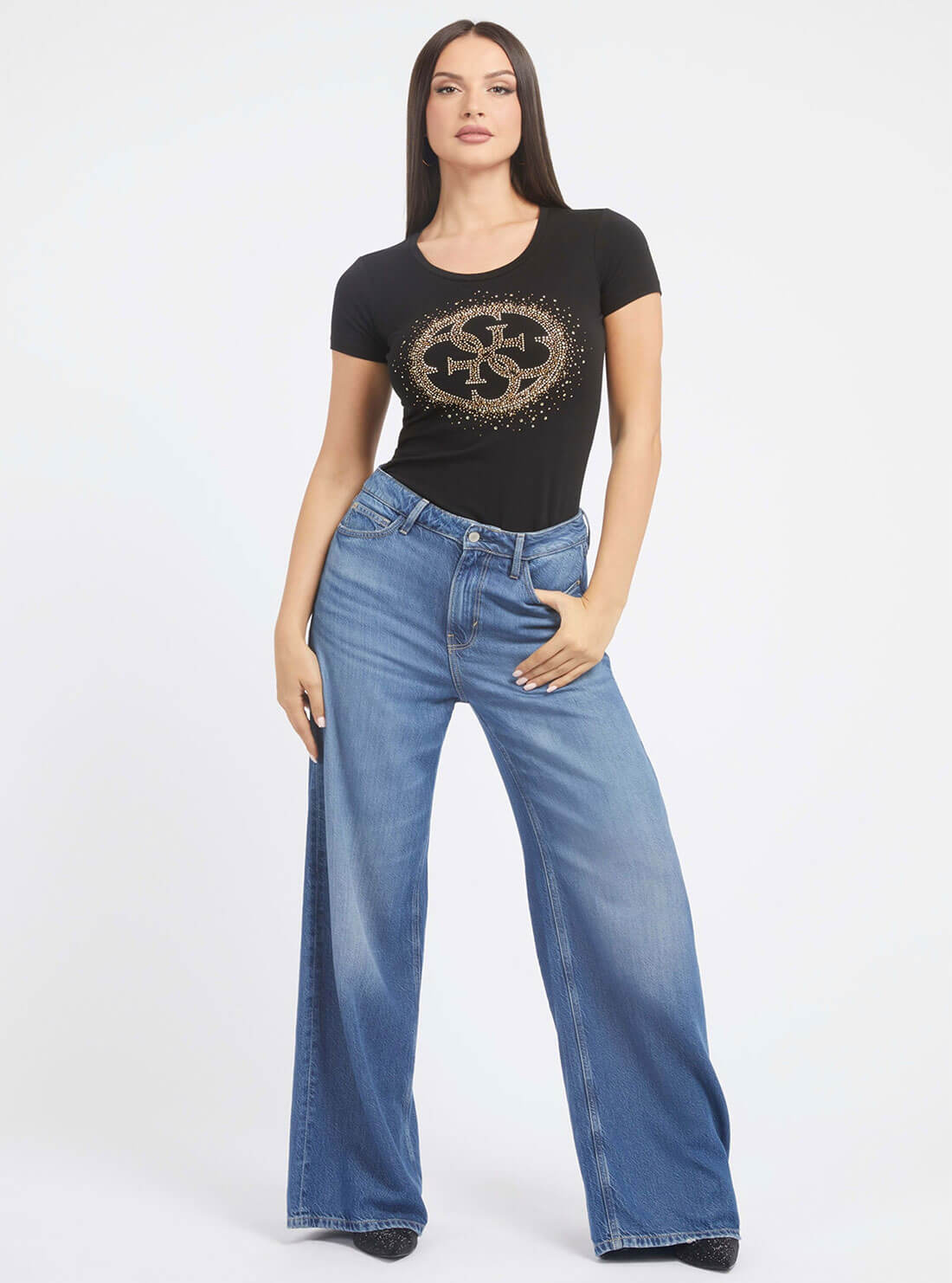 Eco Black Quattro G Logo T-Shirt