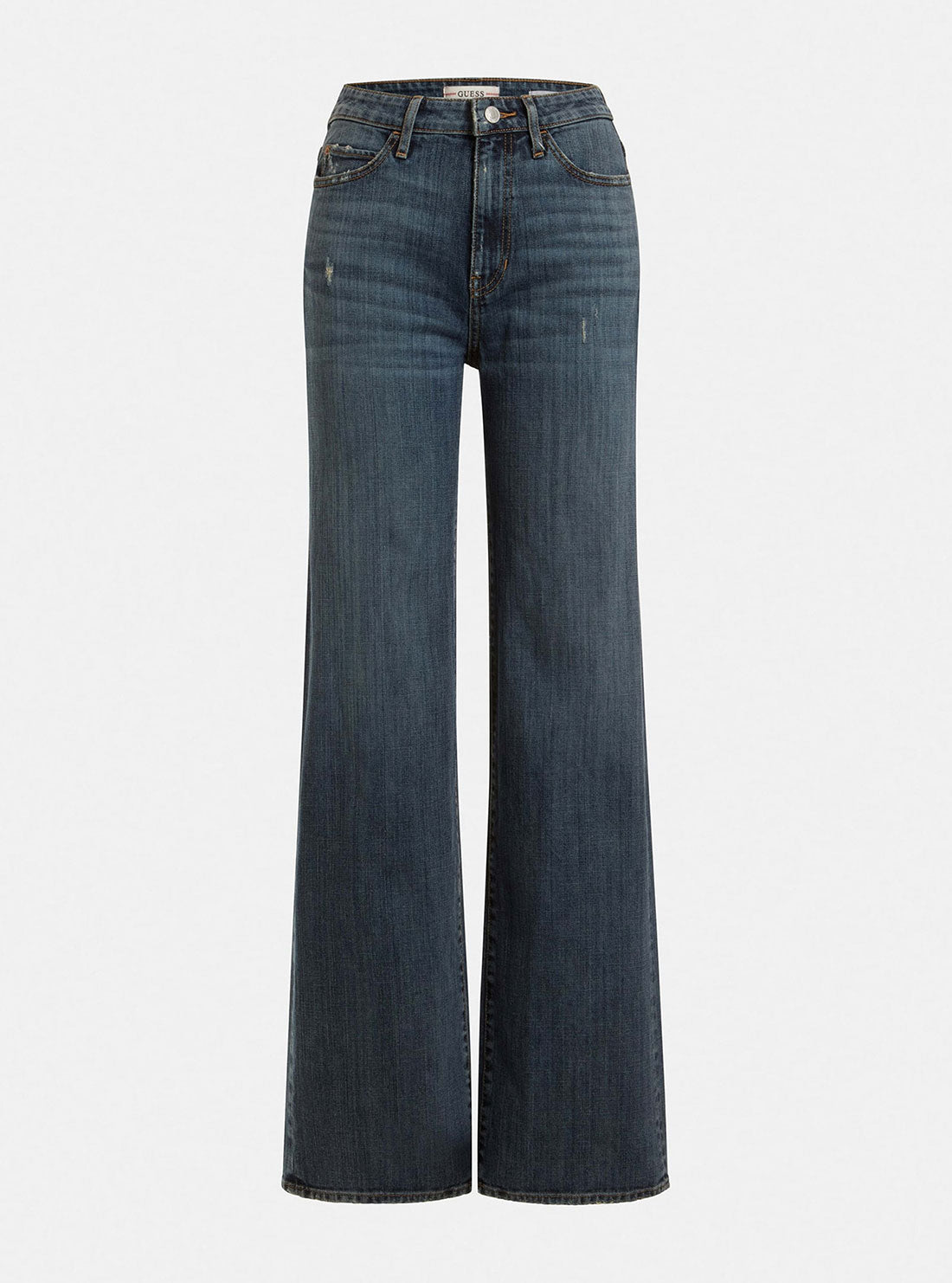 Eco High-Rise 90s Boyfriend Denim Jeans In Waterton Blue Wash